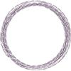 Vaessen Creative Filo di Ferro Modellabile Diamond Cut da 5 m x 2 mm Soft Lilac - Filo Flessibile per Creazioni Floreali, Realizzazione di Gioielli e Modellismo