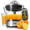 Spremiagrumi Elettrico Professionale 40W, 700ML I 2 Coni, Senza BPA, Lavabile in