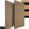 Does not apply ® Set Di 2 Pannelli Acustici Effetto Legno, Pannelli Fonoassorbenti Decorativi p