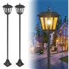 LED Lanterne Solari Da Esterno Con Picchetto, Lampade Solari Da Giardino, Imperm