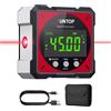 LCD Level Box Digitale Ricaricabile Con Laser Elettronico Angle Finder 4X90° Con