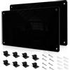 Does not apply 2 Pack 43.5 X 30 Cm Nero Metallo Lavagna Magnetica Da Parete per Calamite - Scri