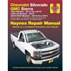 Chevrolet Silverado & GMC Sierra (14-16) (Tascabile) Haynes Repair Manual