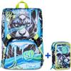 ZAINI ESTENSIBILE SEVEN SJ GANG SJ GANG GLACE PANTHER BOY + ASTUCCIO 3 ZIP