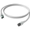 EasyLan Cavo patch EasyLan FlexBoot Cat.6A, S/FTP, bianco, 1 m
