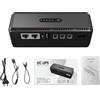 Cocosity 5V 9V 12V DC UPS - Alimentazione elettrica ininterrotta per router, telecamera, rete, cellulare, controllo accessi, backup, corrente continua (UPS)