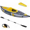 Rebel RBA-4515 Kayak gonfiabile 282 x 90 cm, 80 kg, grigio