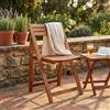 MIlani Home BEER - sedia da giardino pieghevole in legno