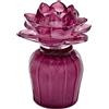 Linea Due Elle Linea Due Lume LED Fiore Loto Magenta 11,9 x 15 cm - Lampada Decorativa LED Elegante per Interni e Atmosfere Relax