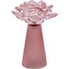 Linea Due Elle Linea Due Lume LED Fiore Loto Grande Rosa 14,6 x 20,6 cm - Lampada Decorativa Interni e Atmosfere Relax