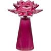Linea Due Elle Linea Due Lume LED Fiore Loto Grande Magenta 14,6 x 20,6 cm - Lampada Decorativa Interni e Atmosfere Relax