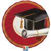 Big Party Piatti Carta Laurea ad Maiora D 20 Cm Cf 6 Pz Rosso
