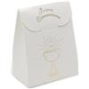 Big Party Bomboniera Scatolina Sacchetto Comunione 6 x 8 x 3,5 Cm Gold Metal Cf 25 Pz