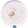 Big Party Piatti Carta Battesimo Bear D 18 Cm Cf 6 Pz Rosa