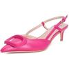 QUEEN HELENA Scarpe Basse Eleganti Decollete con Tacco Donna K3363 (Fucsia, Sistema Taglie Calzature EU, Adulto, Donna, Numero, Media, 37)
