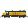 Broadway Limited 8892 EMD GP35, CNW 840, verde e giallo, Paragon4 Sound/DC/DCC,