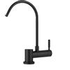Shurity Simple Rubinetto di Prelievo 1 Via Abbattibile Sottofinestra per Depuratori d'acqua 1/4" Nero Opaco