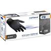Reflexx Conf 100 Guanti in nitrile R78 s/polvere tg M nero Reflexx