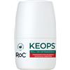 Roc keops deodorante roll on antitraspirante 30 ml