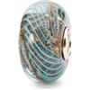 Trollbeads Blue Grooves TGLBE-20283 - Charm in vetro, misura unica, Vetro, Nessuna pietra preziosa