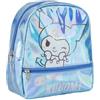 CARTOON Zainetto bambina iridescente nacrè mini zaino casual PU 23 x 23 x 8 cm con tasche e spallacci regolabili leggero e fashion per scuola e tempo libero (Kuromi)