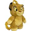 CARTOON Zainetto peluche Bambina Disney mini zaino 28×18×11 cm con spallacci regolabili morbido 3D leggero soffice iea regalo (Simba)