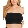 SHAPERMINT Reggiseni convertibili senza spalline da donna - Reggiseno a fascia, top senza spalline, top a fascia, nero, XX-Large