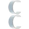 cyclingcolors 2x Clip per appendere tessuto cieco per tubo esterno Ø60mm Accessorio Tapparella Mantenimento Finestra Bovindo Apertura Chiusura