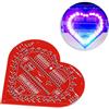 Generic Modulo Luce a Forma di Cuore Modulo Luce Cuore Fai-da-te Circuito Elettronico a Lunga Durata Domestico