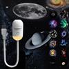 Sinlay 2-In-1 Proiettore Stelle Lampada Notturna, Led Proiettore Stelle Soffitto, Usb Proiettore Soffitto, Proiettore Di Galassie A 360° Per Auto, Feste E Decorazioni A Soffitto (12)