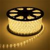 Silamp Bobina 50 metri TUBO LED luminoso luce bianca Calda 220v IP65 LUCE FISSA 2pin