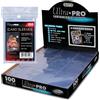 Ultra PRO - 100ct Card Sleeves & Trading Card Binder Sheets (9 Pocket Platinum),