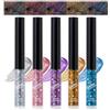 KTouler 5 mascara glitterato impermeabile, volume colorato, lunga durata, estensione per curling, mascara con glitter per il trucco degli occhi molto scintillanti, mascara per feste, confezione da 5 pezzi