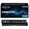 AQUAJ Cartuccia Toner C230 C235, Cartucce Toner Compatibili 006R04383 006R04384 006R04385 006R04386 per Xerox C230 C235 Stampante,Cyan-1 Pack