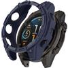 FTRONGRT Cover Compatibile con Garmin Tactix 8 Solar 51mm, TPU Morbido, Antigraffio, Orologio Custodia Protettiva Compatibile con Garmin Tactix 8 Solar 51mm. Blu Notte