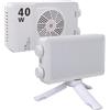 VBESTLIFE Luce di Riempimento LED RGB da 40 W, luminosità 14000 LX, Ampio Angolo del Fascio Luminoso di 160°, Luce Fotografica Portatile con Batteria da 4400 MAh e Ventola di raffreddamento.