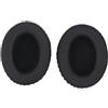 INF 2 cuscinetti per auricolari, ovali, 90 x 70 mm, in pelle proteica, ricambio per cuffie, set universale