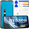 SRJTEK Display LCD per Blackview BV5300/BV5300 Pro, display LCD per Blackview BV5300, kit di riparazione senza cornice (nero)