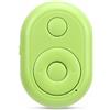 Bewinner Telecomando Page Turner Bluetooth, Wireless per Fotocamera e App, Pulsante Selfie Otturatore Remoto per Cellulari e Tablet (Verde)