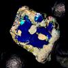 OPAL EMPIRE Opale Etiopico Naturale Grezzo Fire Opal Black Opal 7,5 Ct 20x15 mm