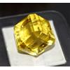 Gravity Gems Gemma Sfusa Topazio Naturale Asterismo Giallo Ct 110 Cert AGL Cube