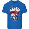 Gildan La Bandiera Dell'Unione Jack Ripped Muscles T-Shirt Leggera In Cotone Per Uomo