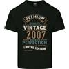Gildan T-Shirt Leggera In Cotone Per Uomini Del 19° Compleanno Vintage Premium 2007