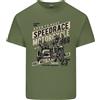 Gildan T-Shirt In Cotone Leggero Per Uomo Con Side Car Per Moto Speedrace