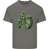 Gildan Biker Verde Cafe Racer Moto Uomo Maglietta Leggera In Cotone