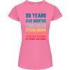 Gildan T-Shirt Petite Da Donna Per Il 20° Compleanno Di 20 Anni