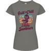 Gildan Comodi & Grill Divertente Estate BBQ Braai Donna Minuta Taglio T-Shirt