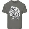 Gildan T-Rex Che Suona La Chitarra Acustica Musica T-Shirt Leggera In Cotone Per Uomo