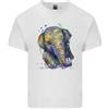 Gildan T-Shirt In Cotone Leggero Da Uomo Con Elefante Disegnato A Mano Acquerello