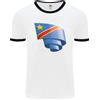 Fruit of the Loom Arricciato Dr Congo Bandiera Congolese Giorno Calcio Uomo Ringer